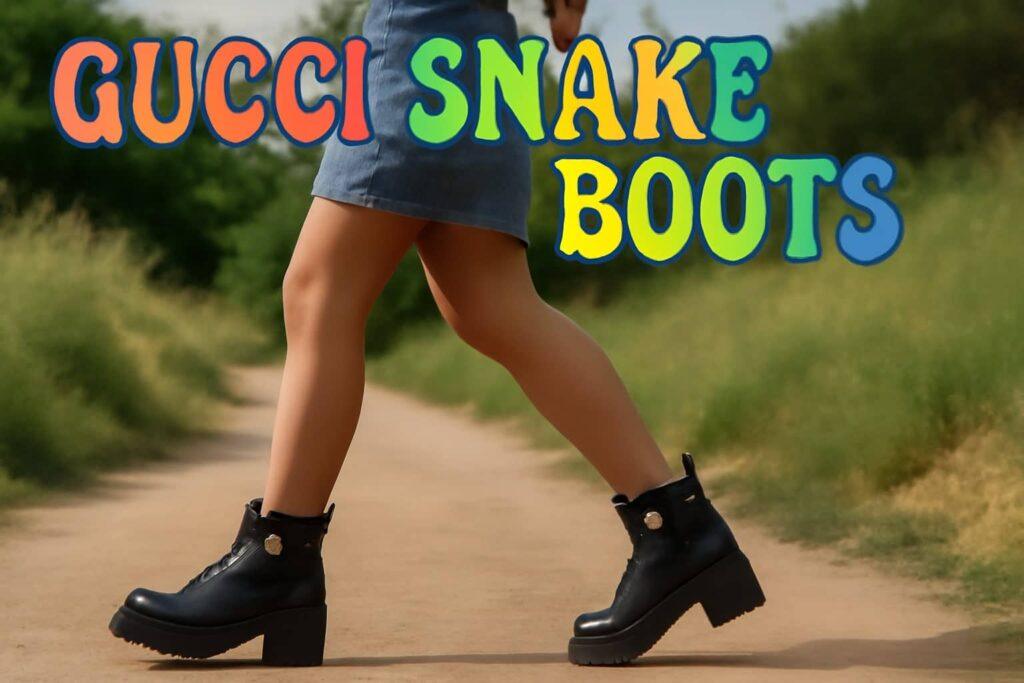 Gucci Snake Boots