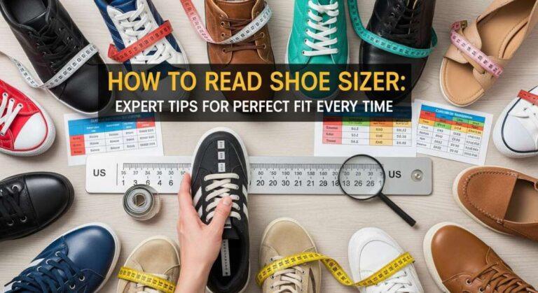 How to Read Shoe Sizer