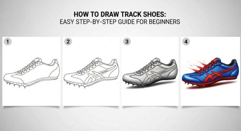 How to Draw Track Shoes