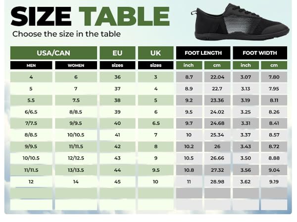 How To Choose The Right Size In HF Stride Shoes