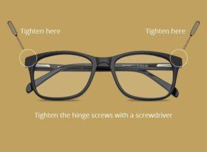 How To Tighten Loose Sunglasses Arm Hinges