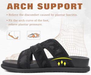 COFACE Womens Slide Sandals With Arch Support Review