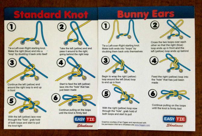 How To Tie Your Shoes Without Bunny Ears