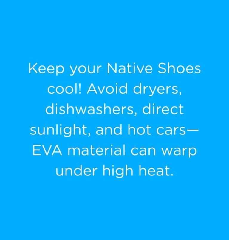 How To Clean Native Shoes