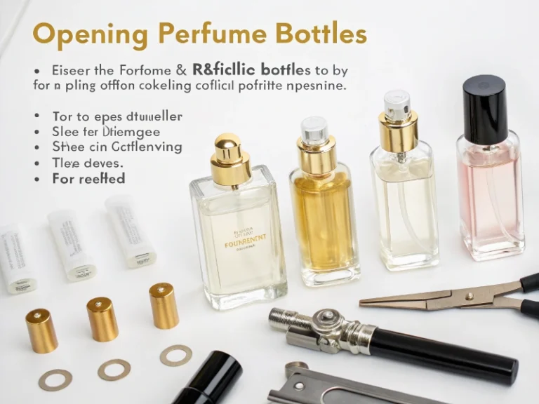 How To Open A Cologne Bottle