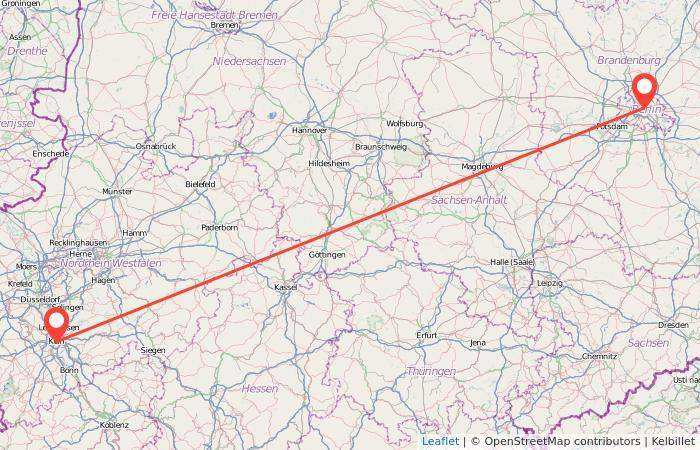 How Far Is Berlin To Cologne