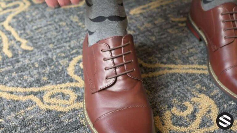 How To Tie Dress Shoes Without Laces Showing