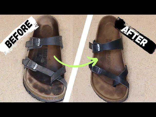 How To Clean Footbed Stains From Sandals