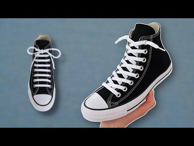 How To Tie High Top Shoes