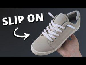 How To Tie Tennis Shoes To Slip On
