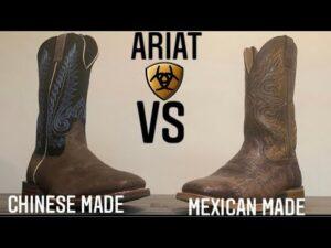 Are Ariat Boots Made In China