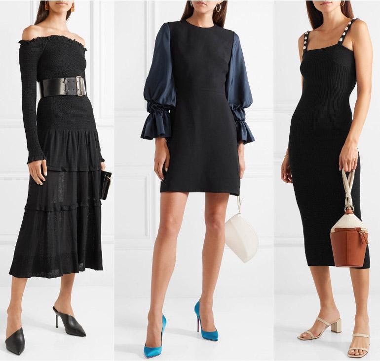 What Color Shoes For Black Dress