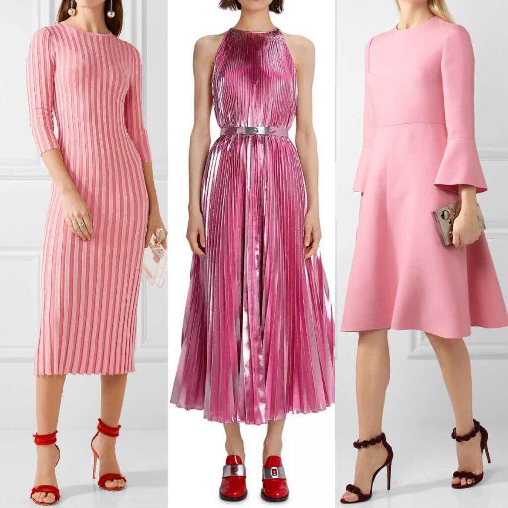 What Color Shoes Go With A Light Pink Dress