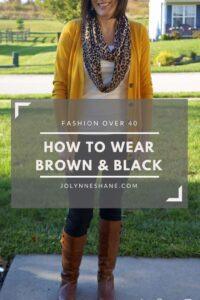 Can You Wear Brown Boots With Black Leggings