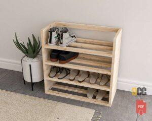 How To Make A Wooden Shoe Rack