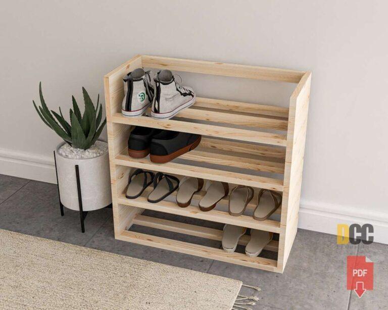 How To Make A Wooden Shoe Rack