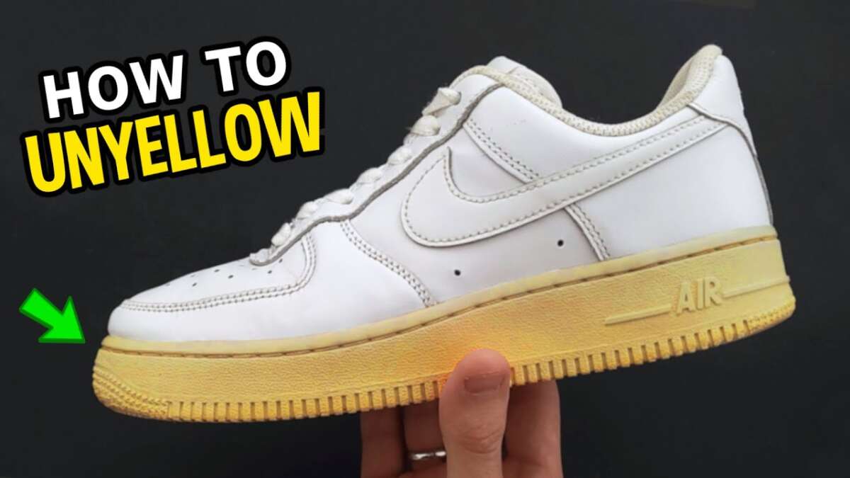 How To Remove Yellowing From Shoes