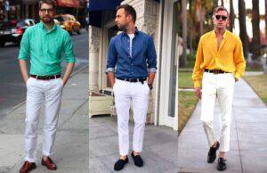 What Color Of Shoes To Wear With White Pants