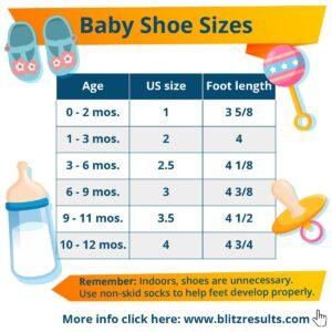 What Size Shoe Does 3 Month Old Wear