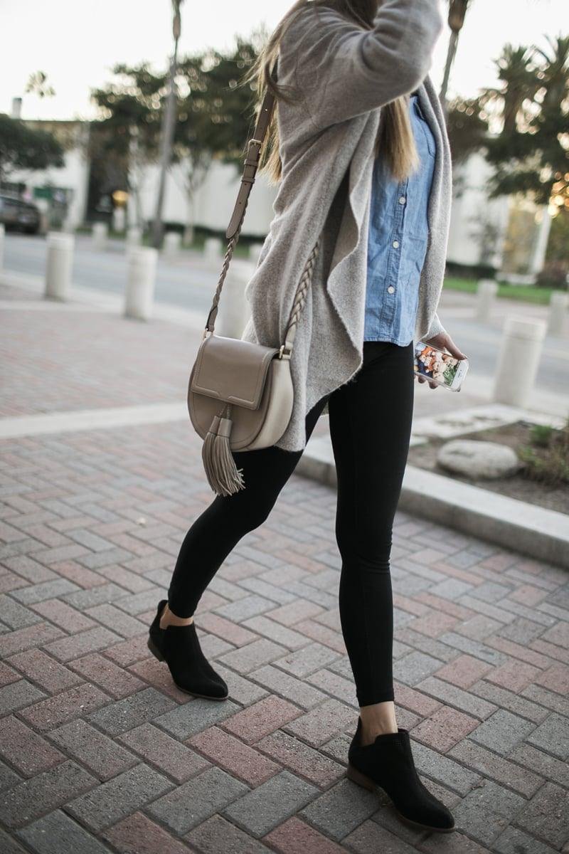How To Style Flat Black Ankle Boots