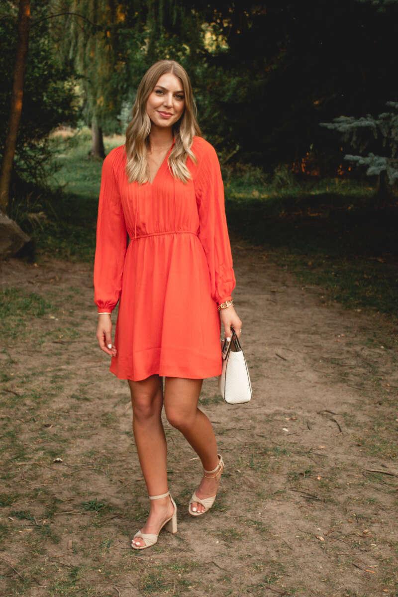 What Colour Shoes Go With Orange Dress