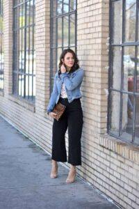 What Shoes To Wear With Wide Leg Cropped Jeans