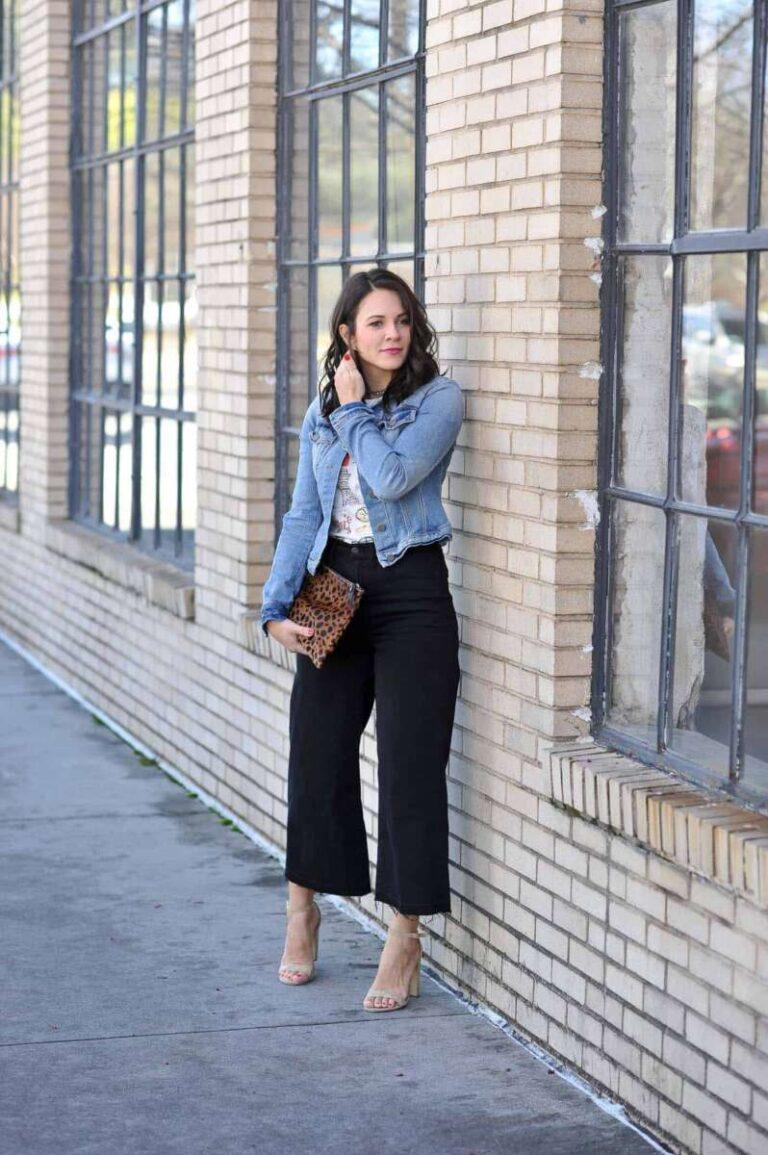 What Shoes To Wear With Wide Leg Cropped Jeans