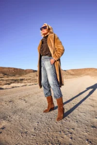 How To Wear Brown Booties
