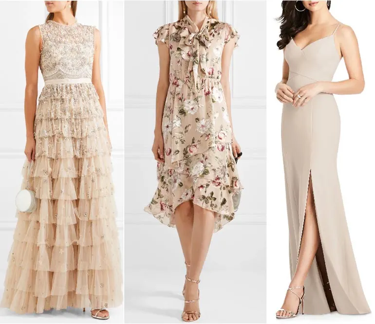 What Color Shoes To Wear With Taupe Dress