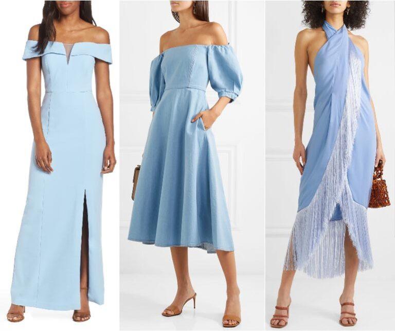 What Shoes To Wear With A Light Blue Dress