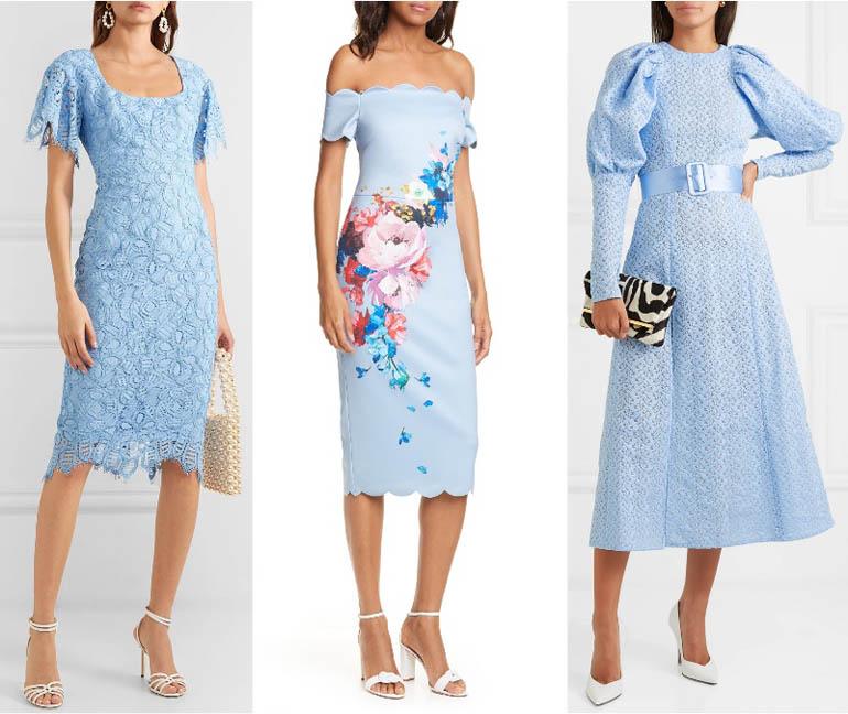 What Colour Shoes With Light Blue Dress