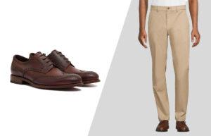 What Shoes To Wear With Khaki Pants Male