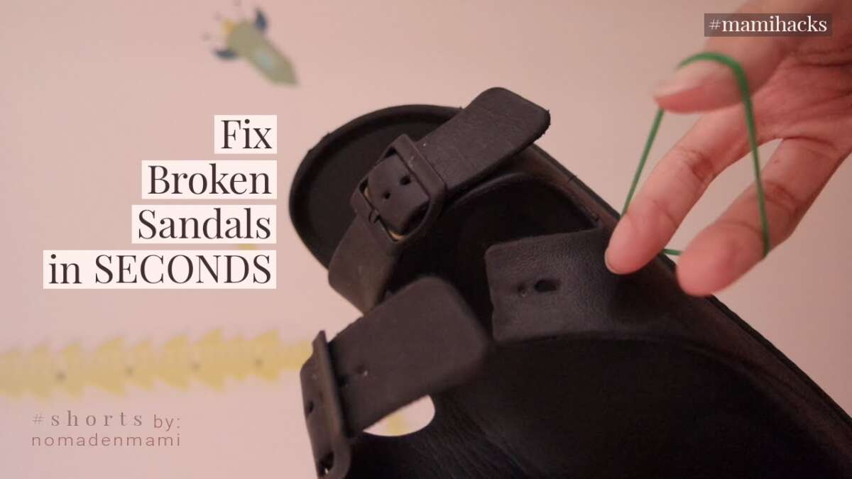 How To Fix Broken Strap On Sandals