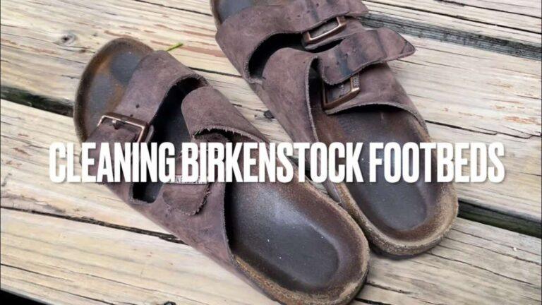 How To Clean Footbed Of Sandals