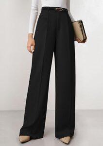 Best Black Wide Leg Trousers For Women