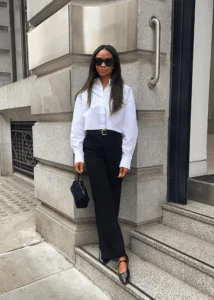 How To Dress Down Black Trousers