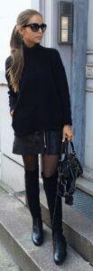 How To Wear Black Suede Booties