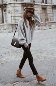 What To Wear With Tan Suede Ankle Boot