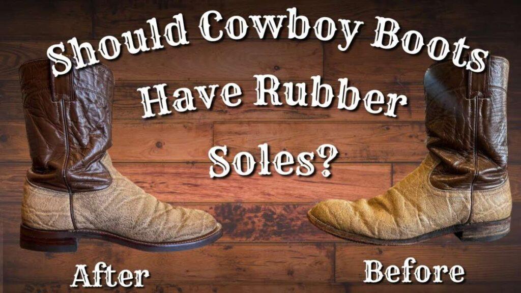 Can You Re Heel Rubber Sole Boots