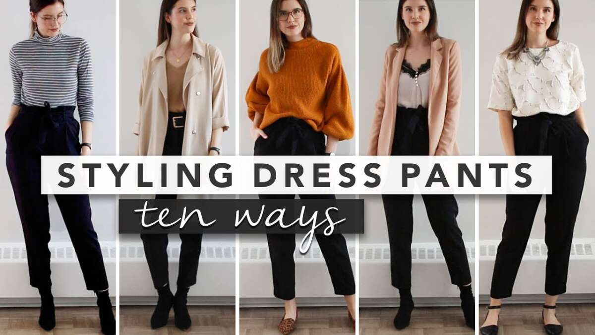 How To Wear Dress Pants Casually
