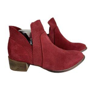 What To Wear With Red Suede Ankle Boots